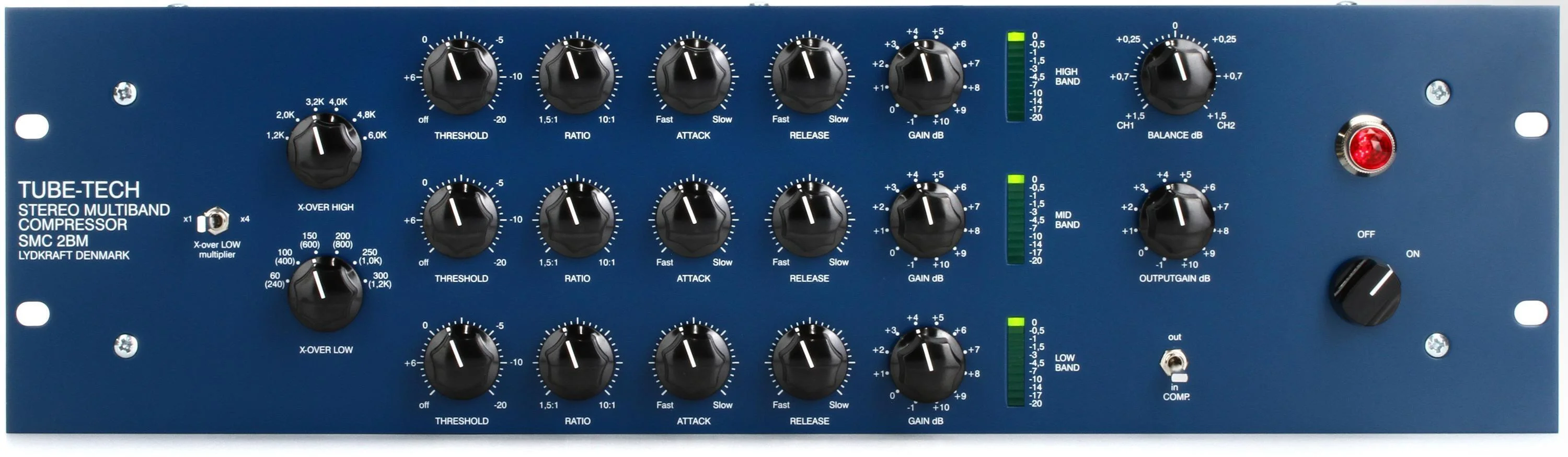 Tube-Tech SMC 2BM 立体声母带多段光电压缩器