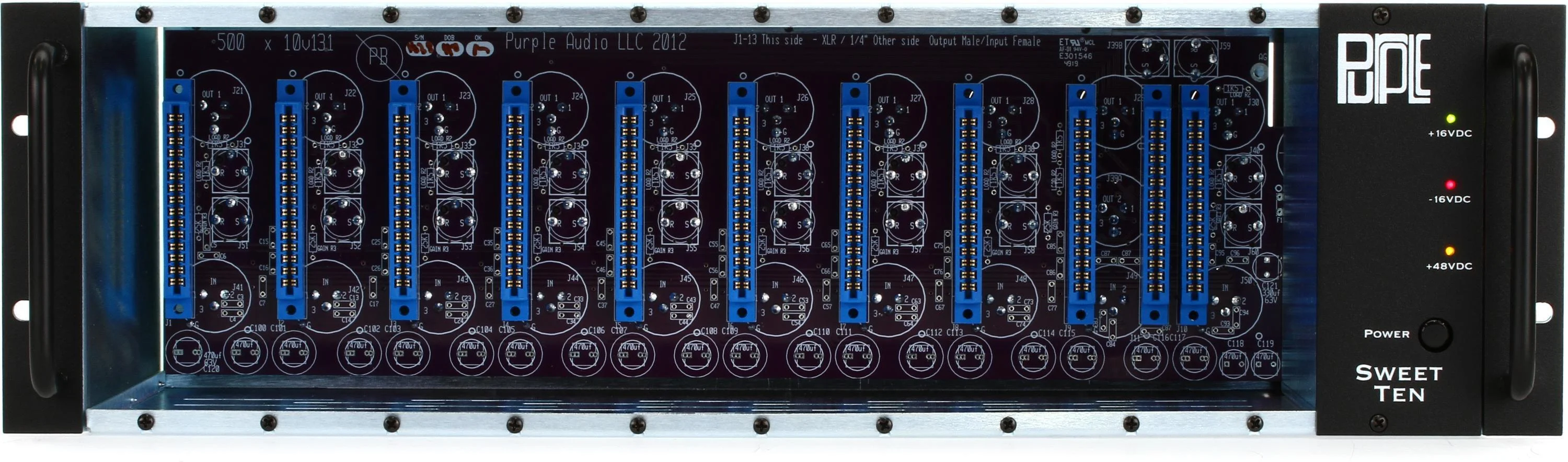 Purple Audio Sweet Ten 10槽位500系列机箱