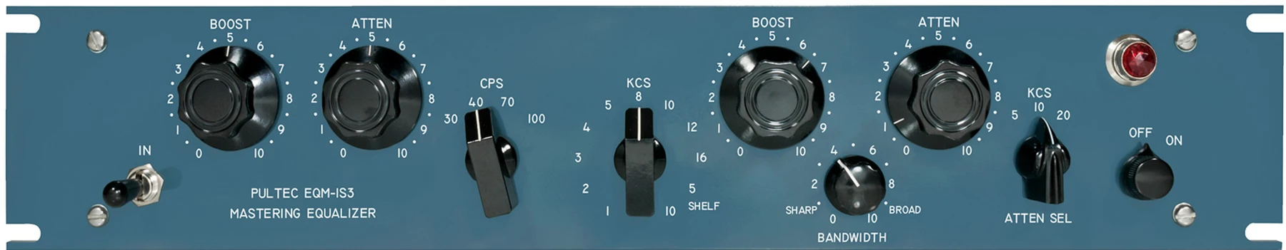 Pultec EQM-1S3 电子管母带均衡器
