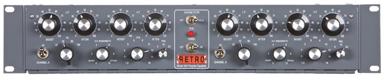 Retro Instruments 2A3 双通道电子管节目均衡器