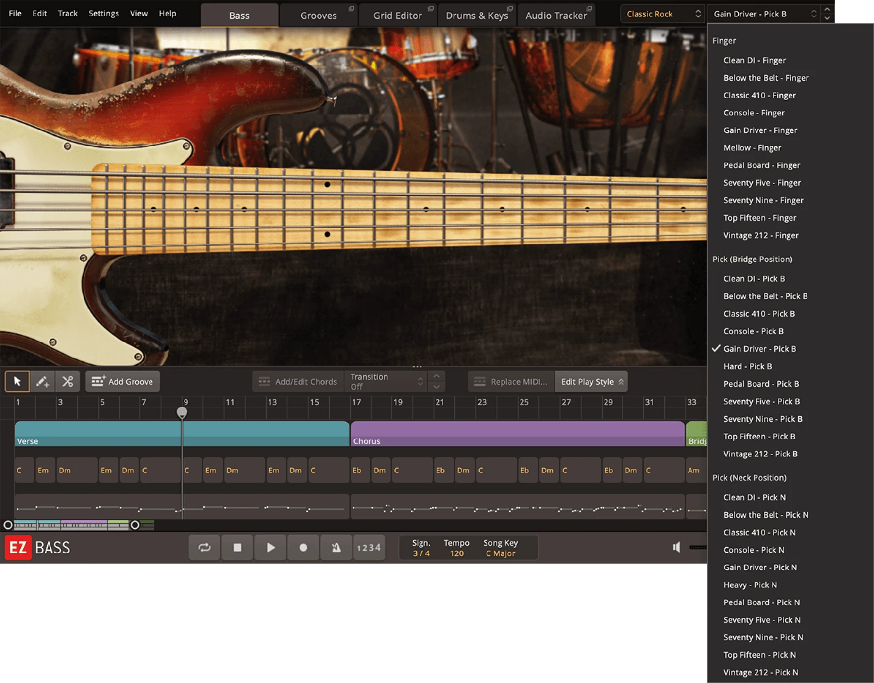 Toontrack 经典摇滚 EBX 音色扩展包
