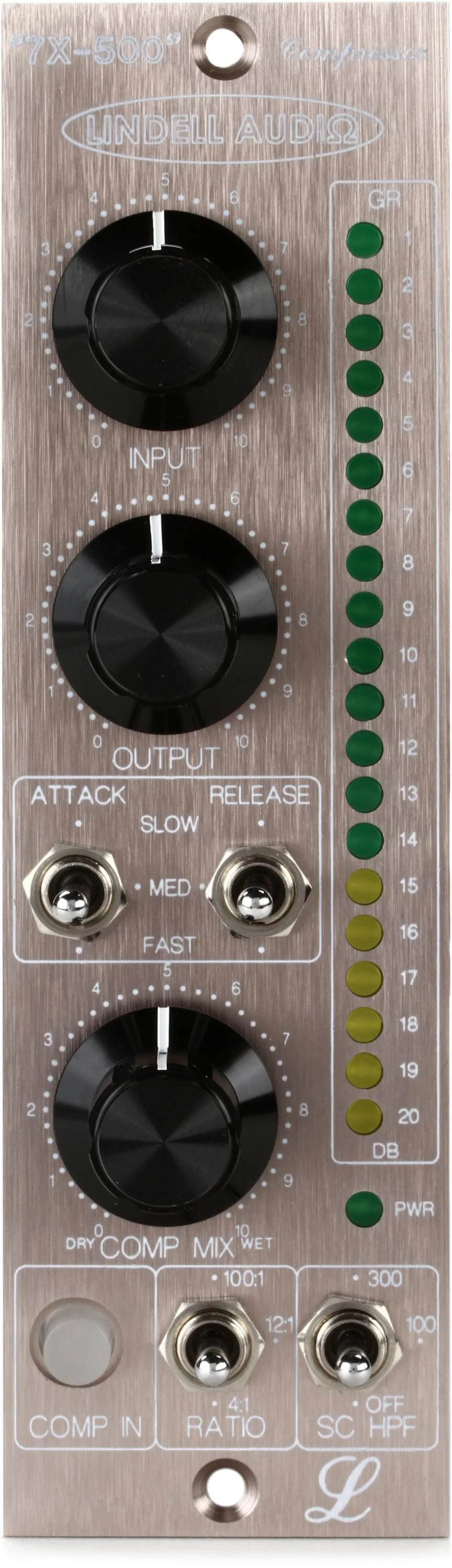 Lindell Audio 7X-500系列场效应管压缩器/限制器（认证开箱版）