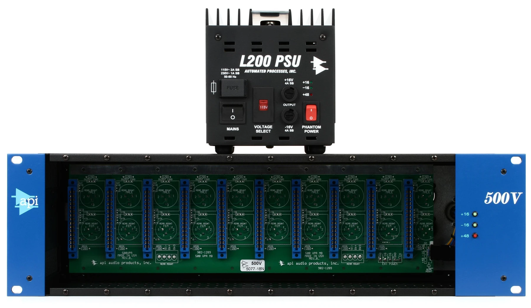 API 500V 10槽500系列便携机箱（认证开箱版）