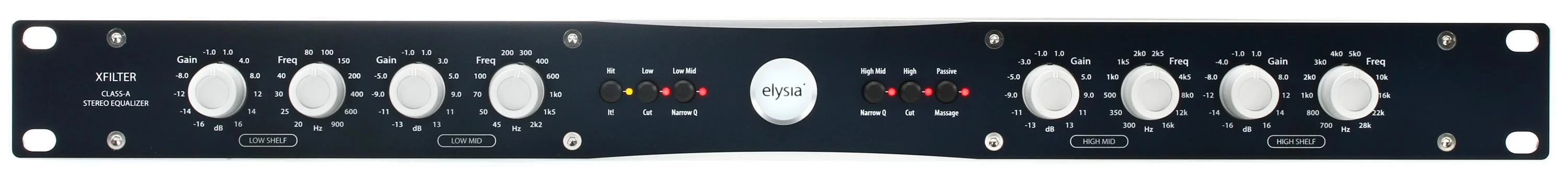 elysia Xfilter Rack 四频段参量均衡器（认证开箱版）
