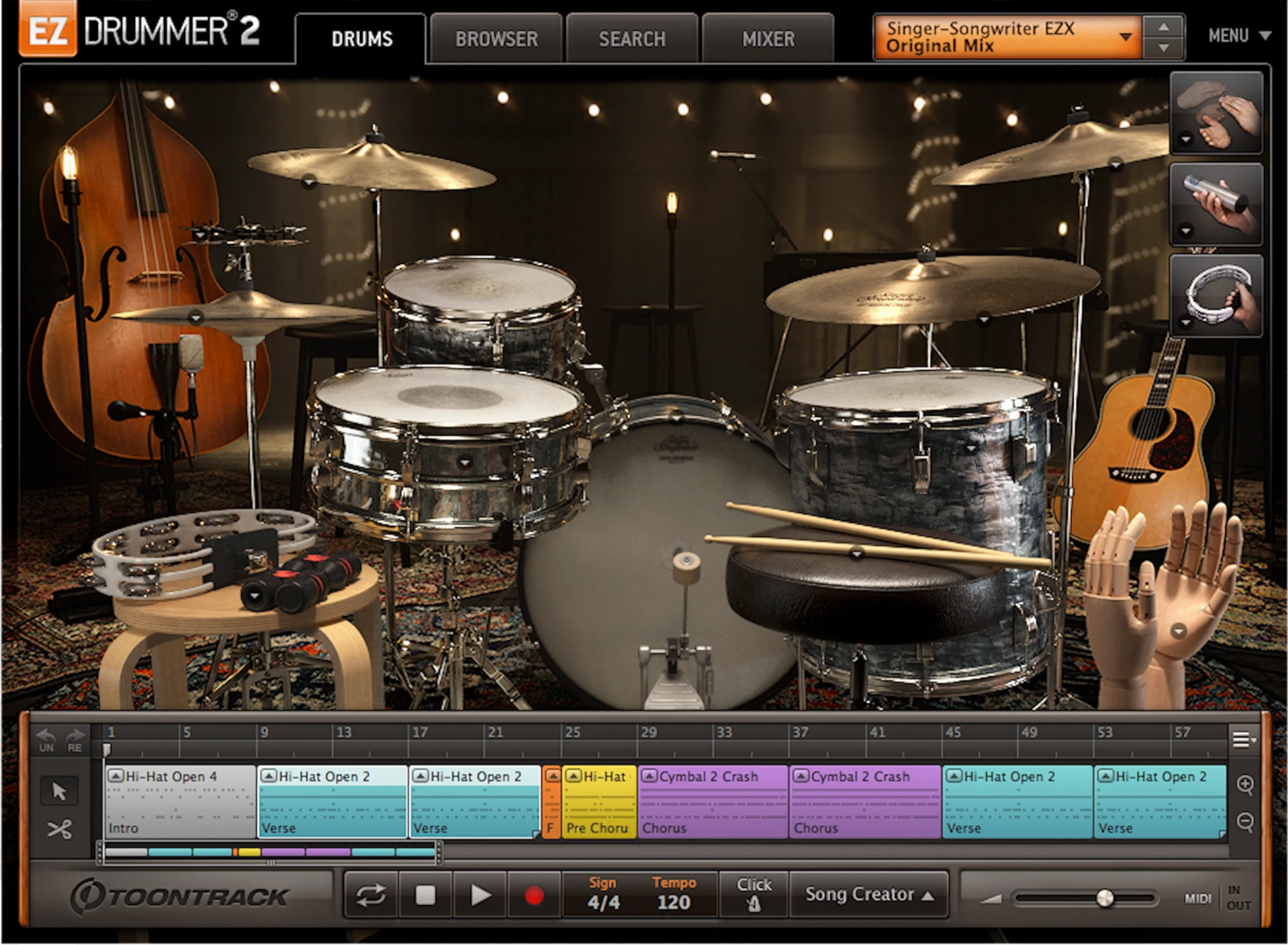 Toontrack 创作歌手 EZX 音色扩展