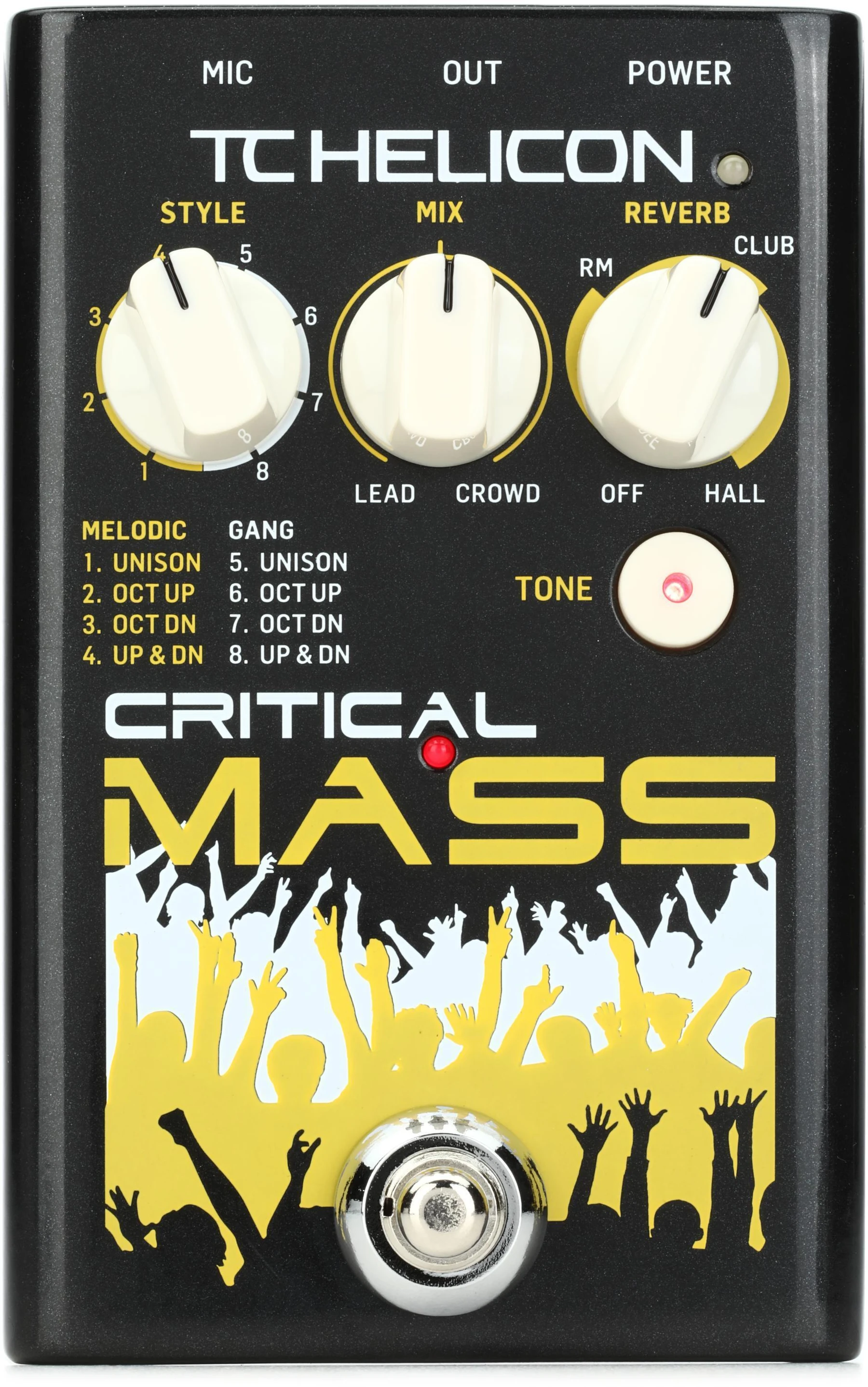 TC-Helicon Critical Mass 人声和声效果器踏板（认证开箱版）