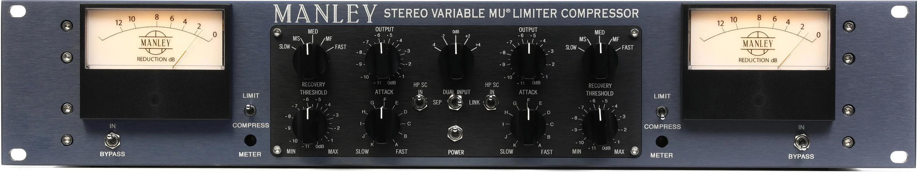 Manley Variable Mu 立体声限制器压缩器（母带版，含T型杆改装）