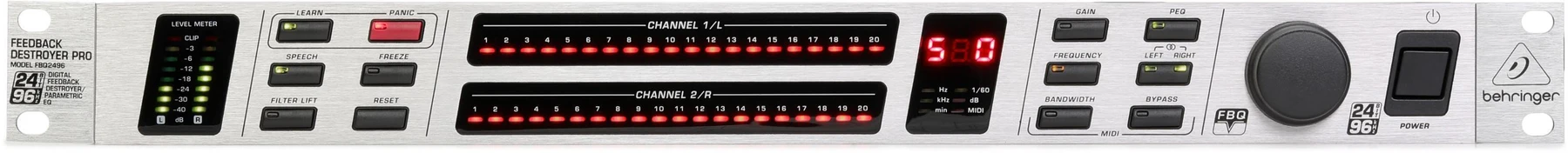 Behringer Feedback Destroyer Pro FBQ2496 反馈抑制器