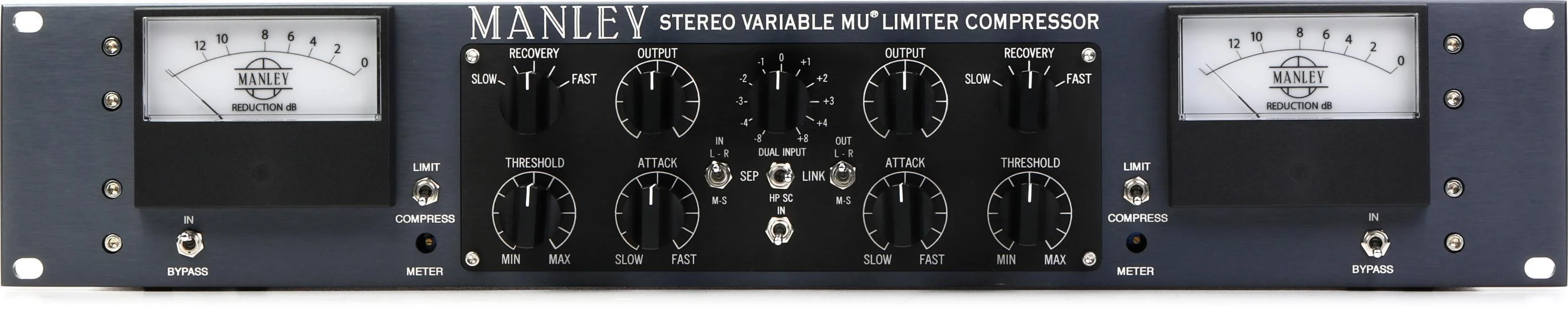 Manley Variable Mu 立体声压缩限制器（含中/侧和T型杆改装）