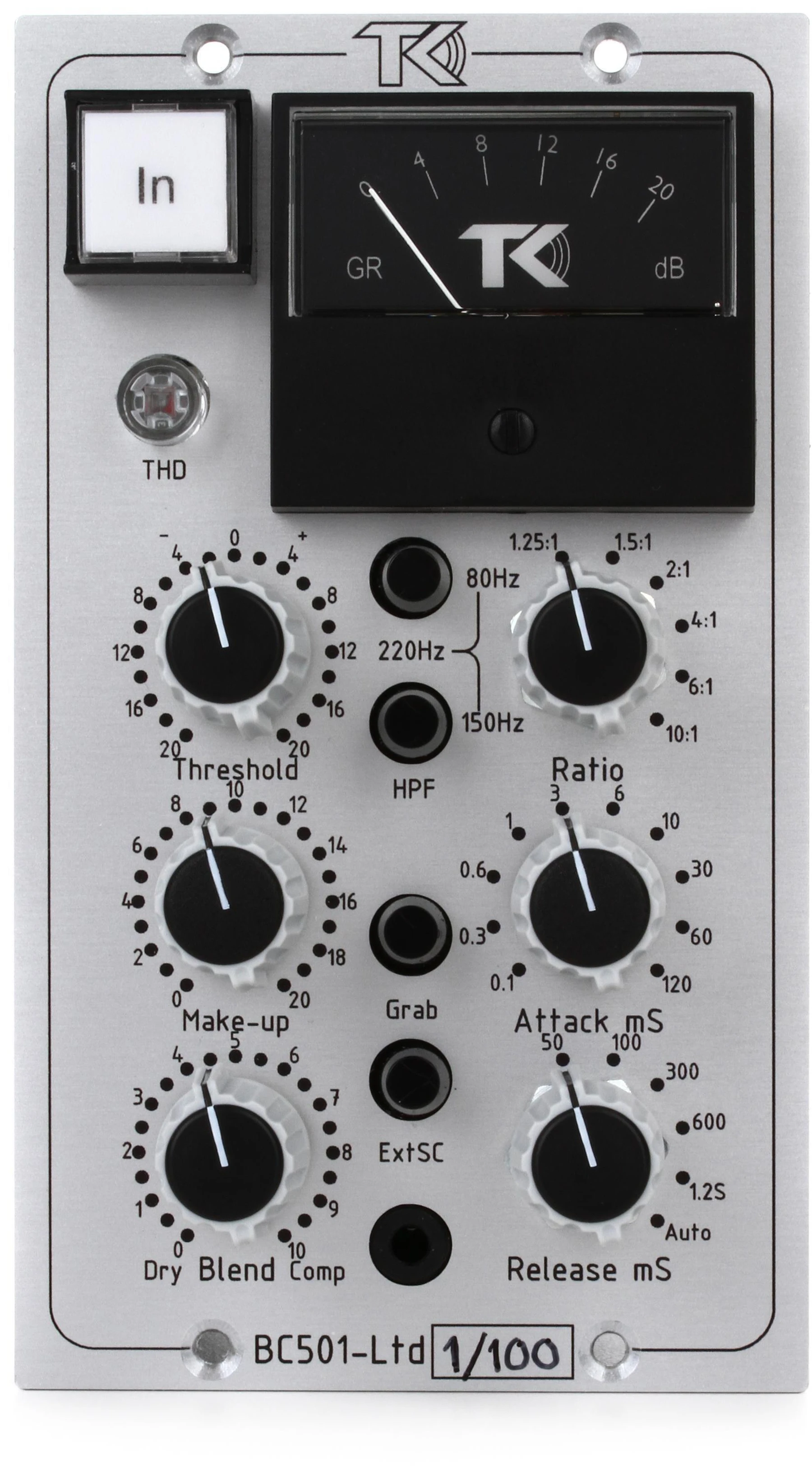 TK Audio BC501-Ltd 500系列立体声总线压缩器（限量版）