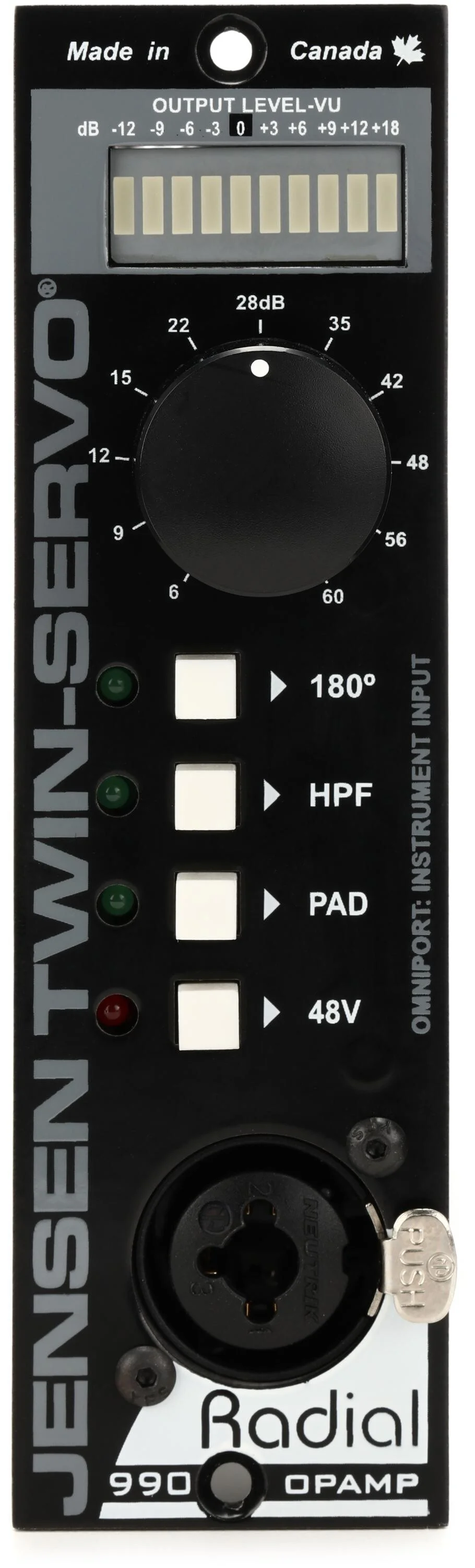Radial Twin-Servo 500系列麦克风前置放大器
