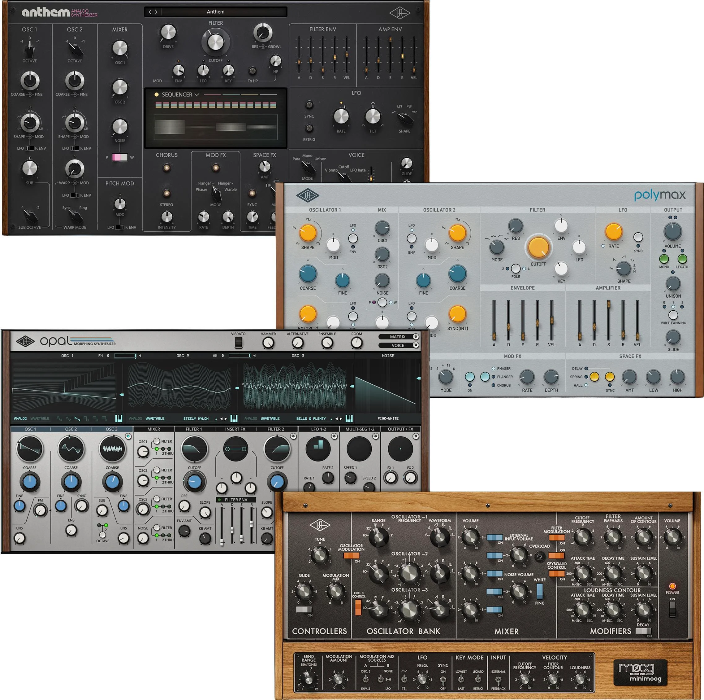Universal Audio UAD 合成器插件合集