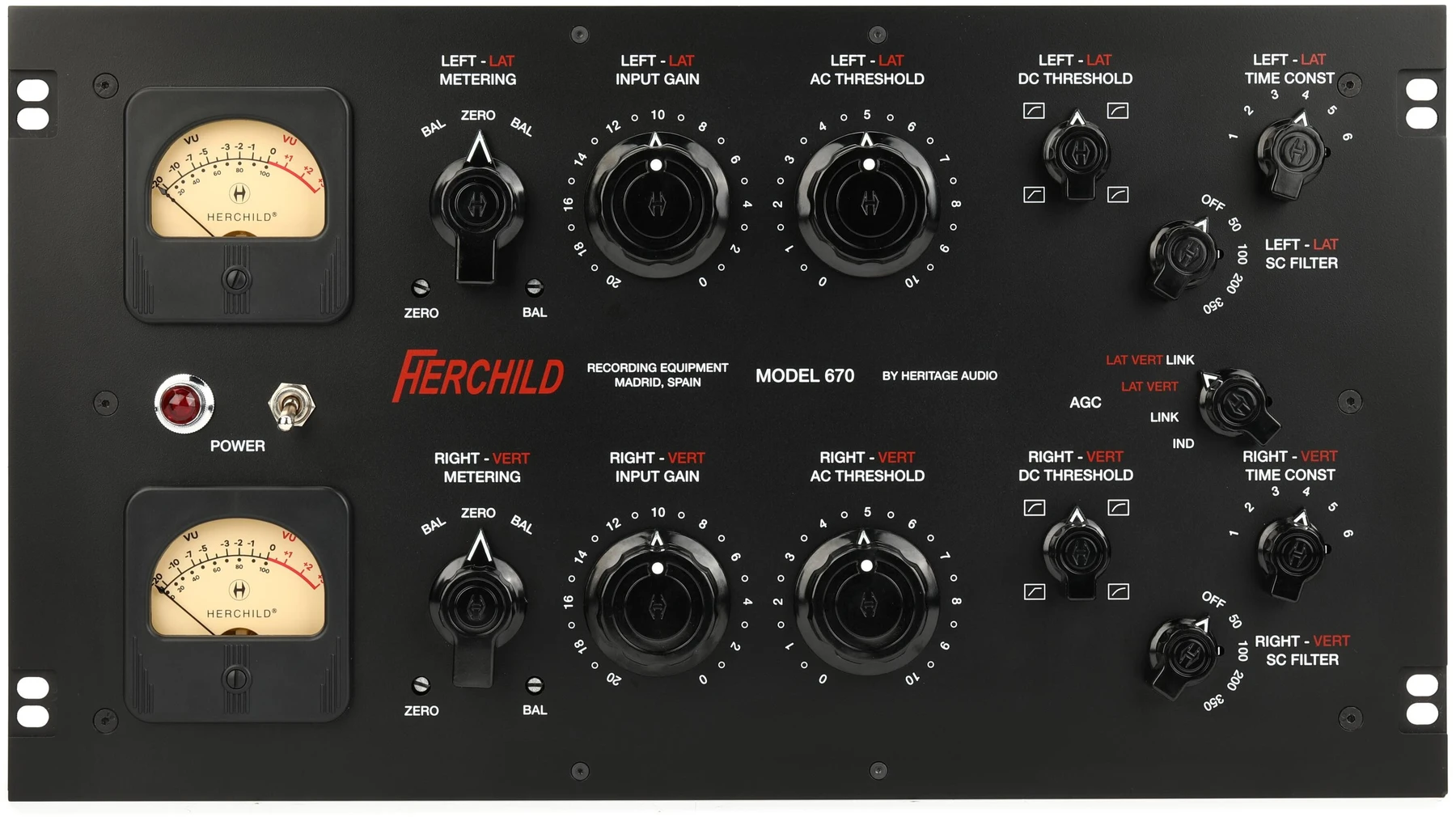 Heritage Audio Herchild HA670 立体声电子管压缩器