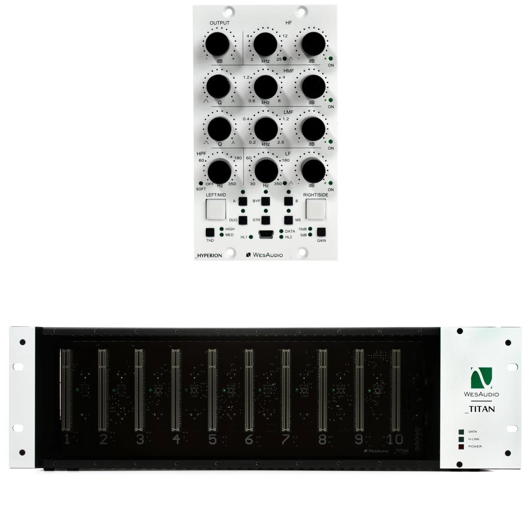 WesAudio Hyperion NG500 立体声模拟均衡器（含Titan机箱套装）