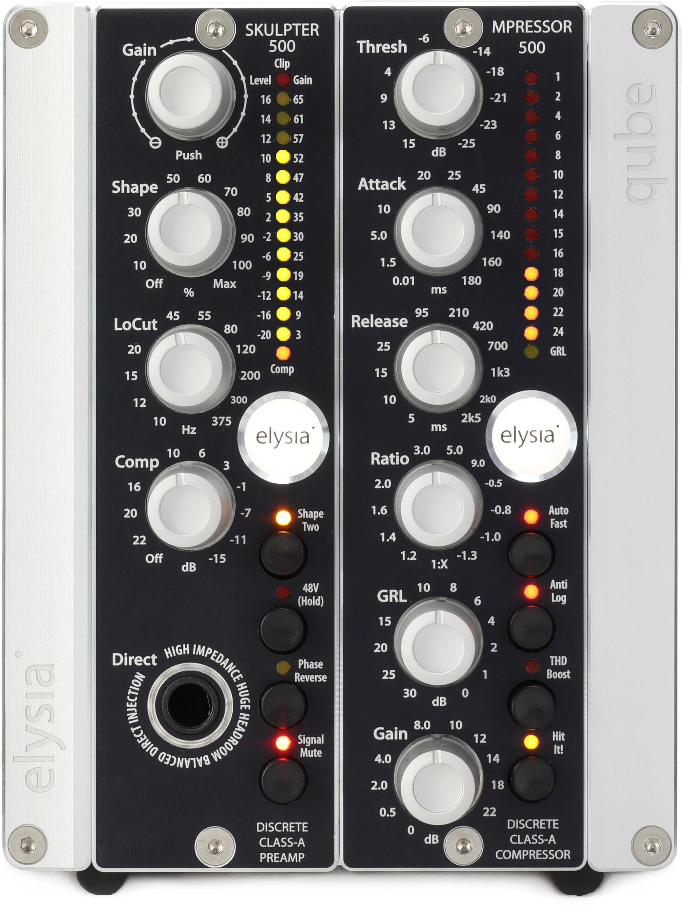 elysia skulpter mpressor qube系列话筒前置放大器&压缩器