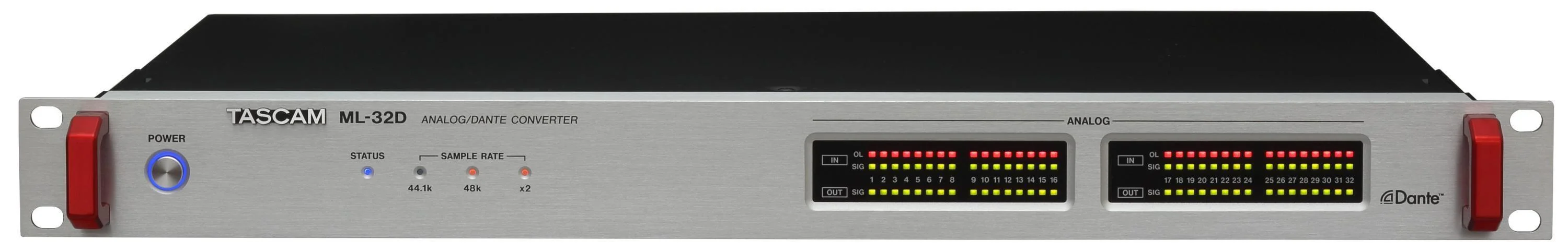 TASCAM ML-32D 模拟转Dante转换器