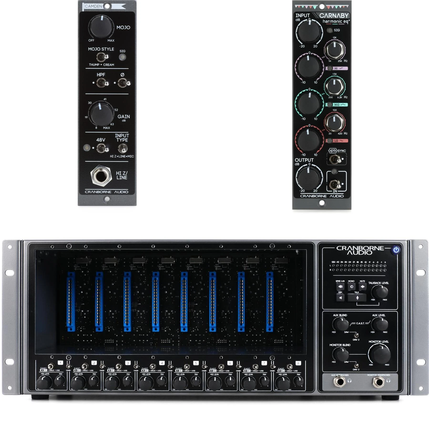 Cranborne Audio 500R8 通道条套装