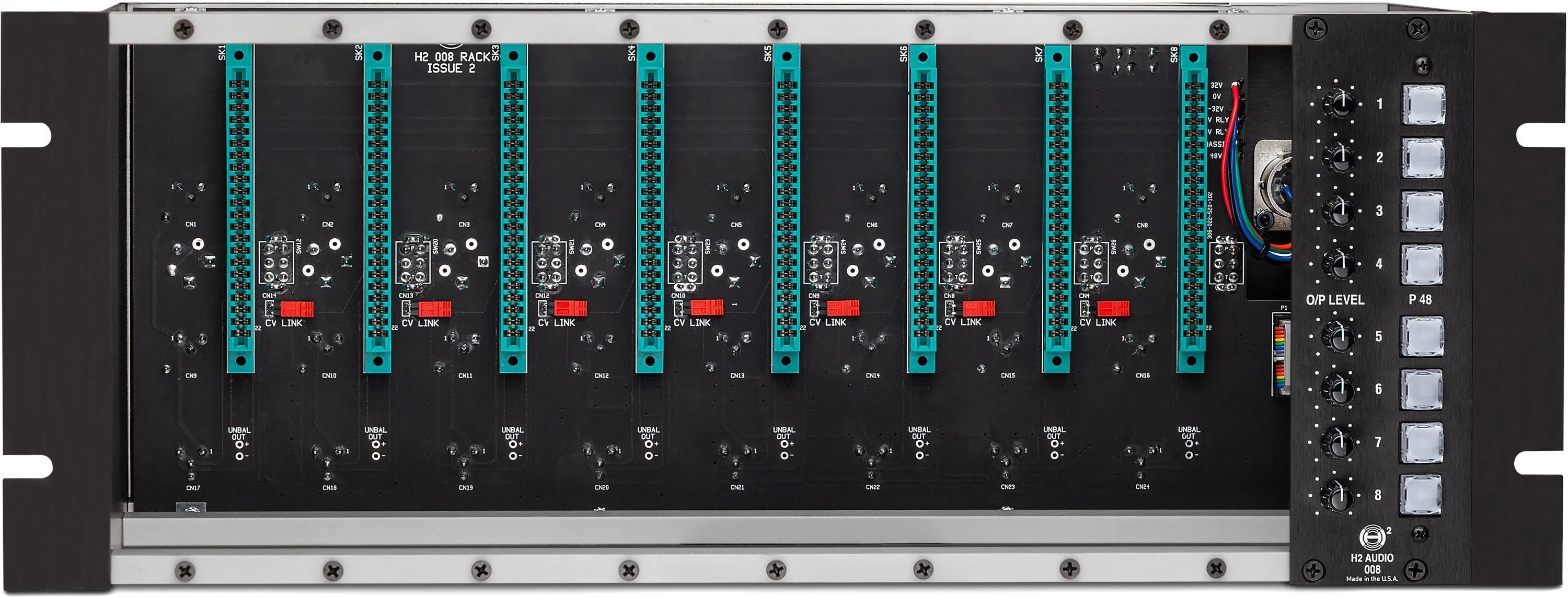 H2 Audio 008 8通道0011系列机架