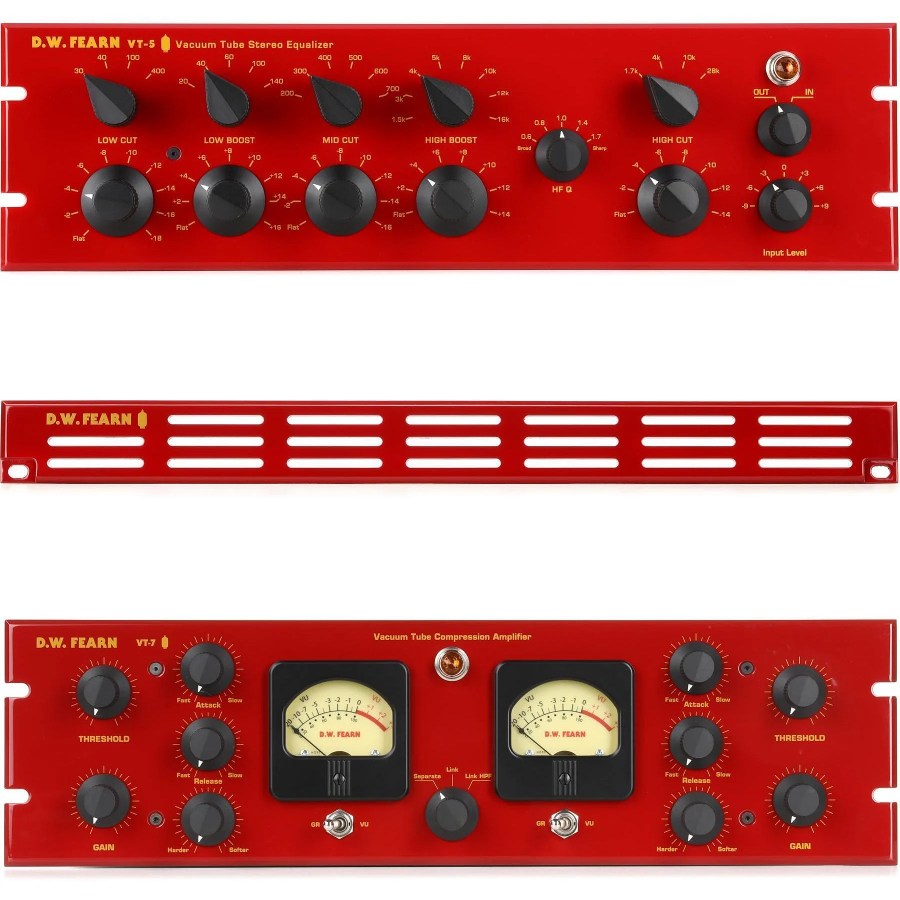DW Fearn VT-5 立体声电子管均衡器 + VT-7 双通道电子管压缩器 混音/母带套装