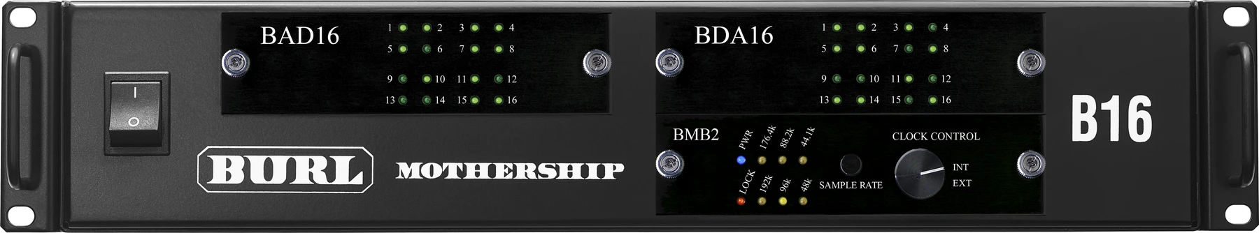 Burl Audio 16x16模数/数模转换器 B16 Mothership 3 套装 - MADI版