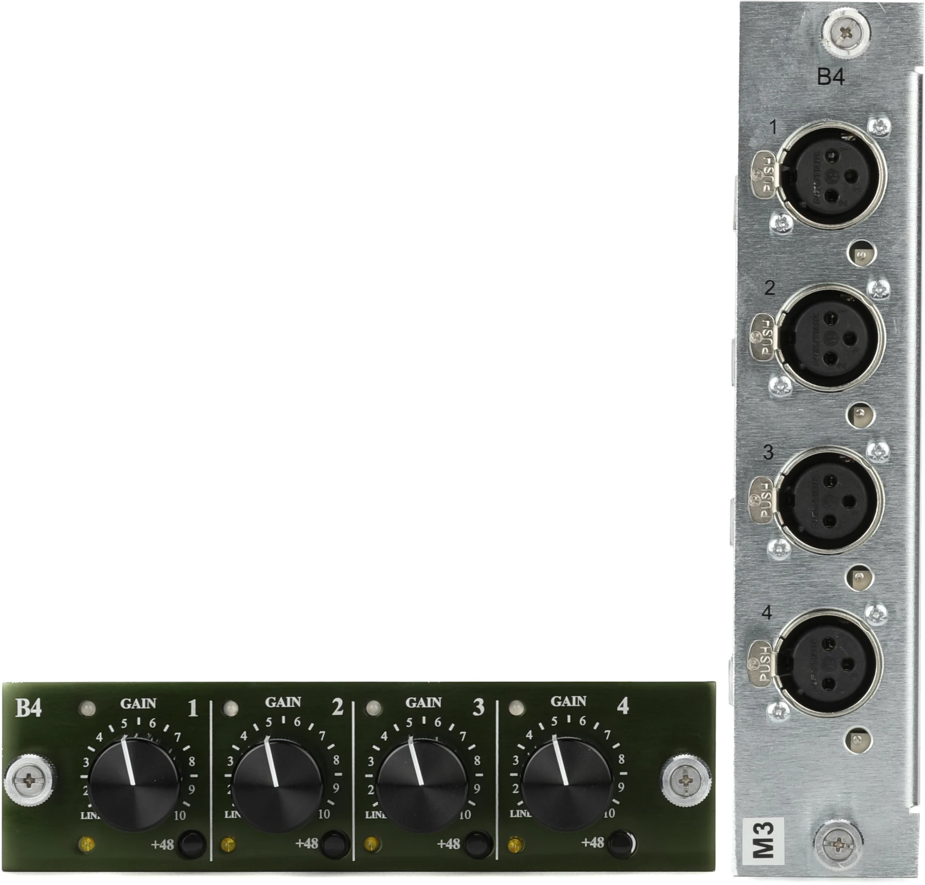 Burl Audio B16 B4 话筒前置子卡 4通道话筒/线路输入模数转换器