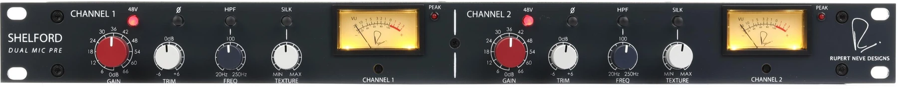 Rupert Neve Designs 5025 双通道Shelford麦克风前置放大器