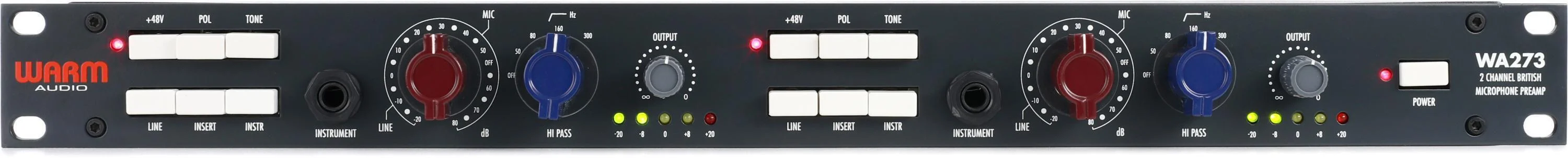 Warm Audio WA273 双通道麦克风前置放大器