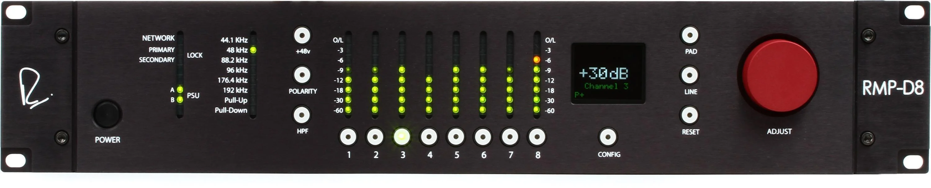 Rupert Neve Designs RMP-D8 8通道麦克风前置放大器
