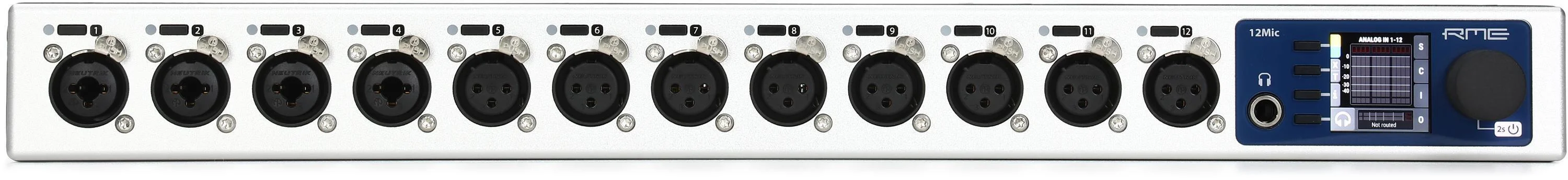RME 12Mic Dante 12通道网络可控麦克风前置放大器（含Dante功能）
