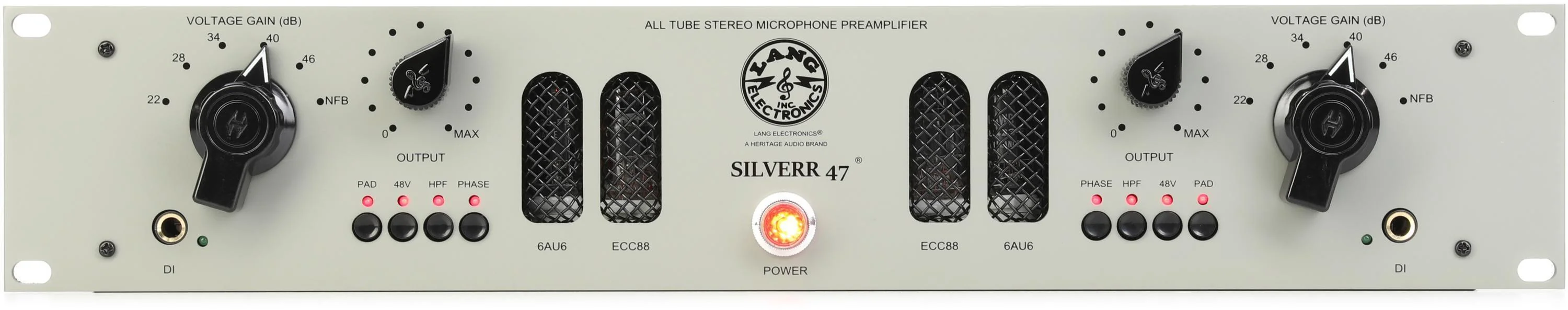 Heritage Audio LANG Silverr 47 电子管麦克风前置放大器