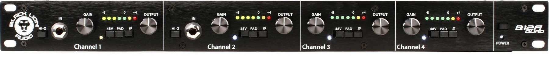 Black Lion Audio B12A 四通道麦克风前置放大器