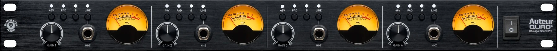 Black Lion Audio Auteur Quad2 麦克风前置放大器