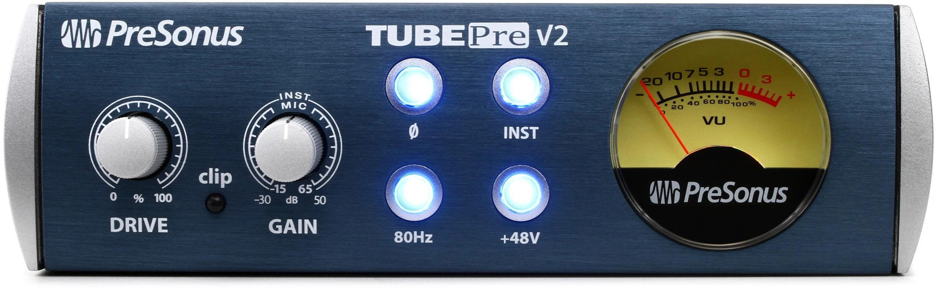 PreSonus TubePre V2 电子管麦克风前置放大器