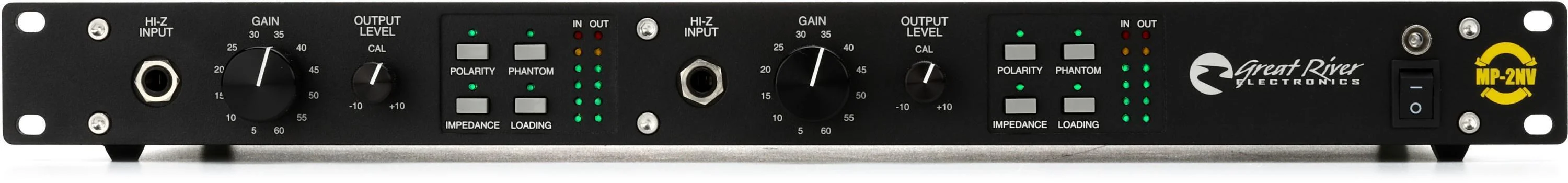 Great River MP-2NV 双通道麦克风前置放大器