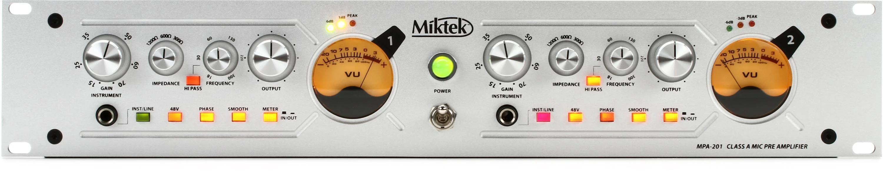 Miktek MPA-201 双通道麦克风前置放大器