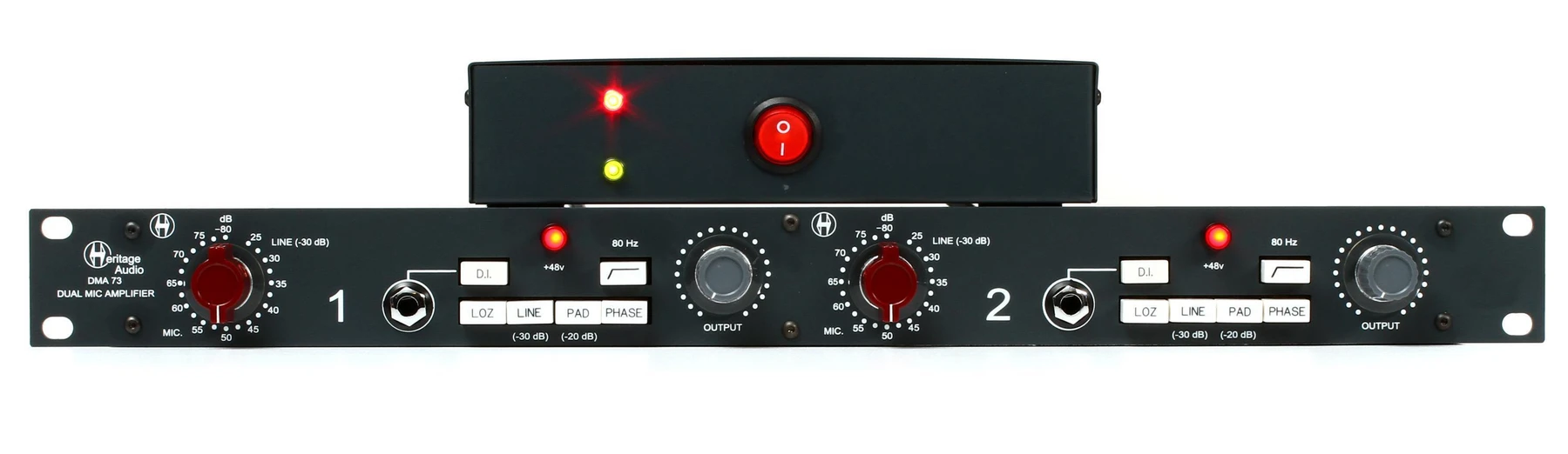 Heritage Audio DMA73 双通道麦克风前置放大器