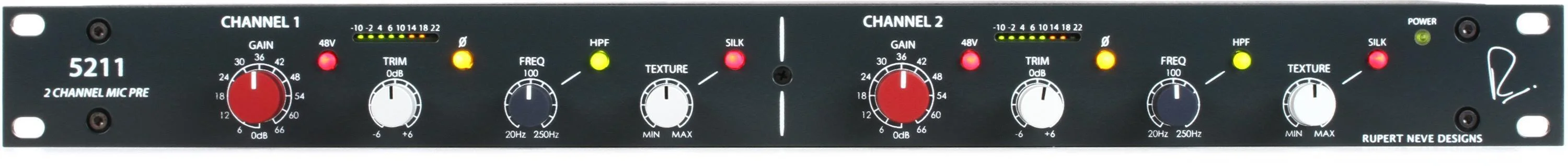 Rupert Neve Designs 5211 双通道麦克风前置放大器（认证开箱版）