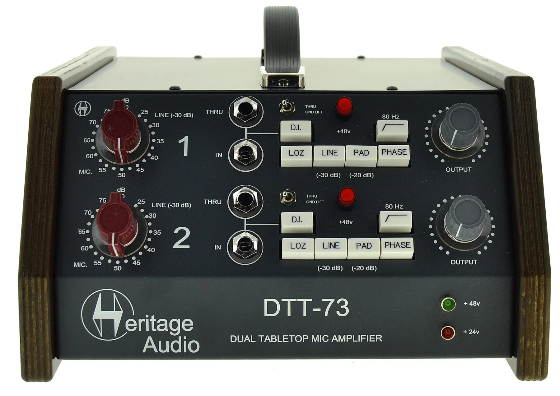 Heritage Audio DTT-73 双通道桌面式麦克风前置放大器