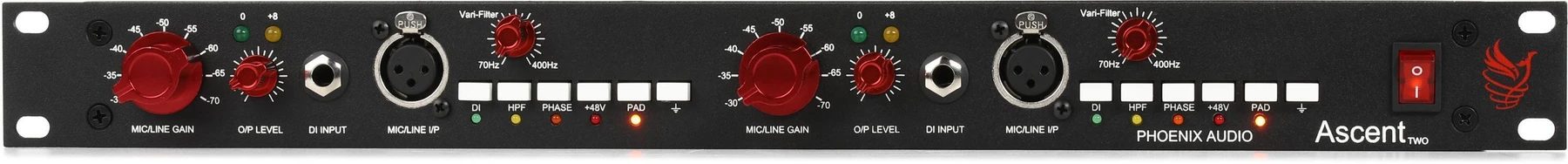 Phoenix Audio Ascent Two 带DI接口的麦克风前置放大器