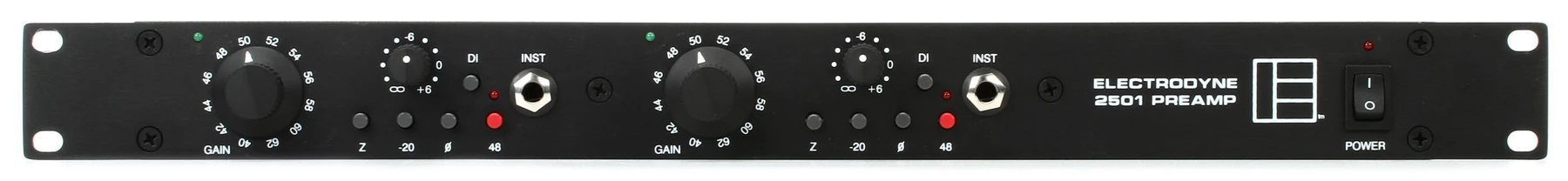 Electrodyne 2501 双通道麦克风前置放大器