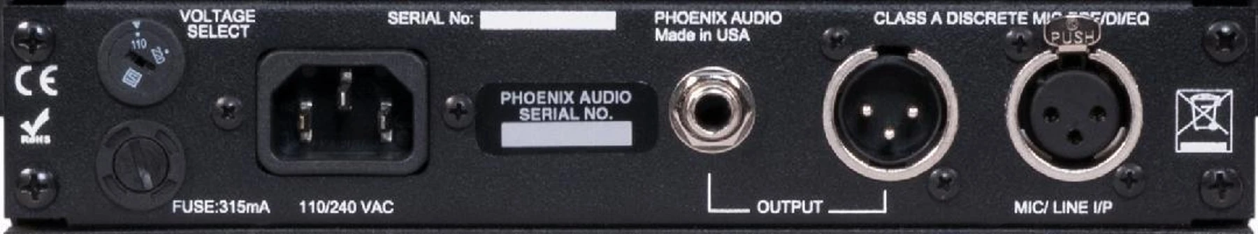 Phoenix Audio ASCENT-1RMP DRS1 机架面板