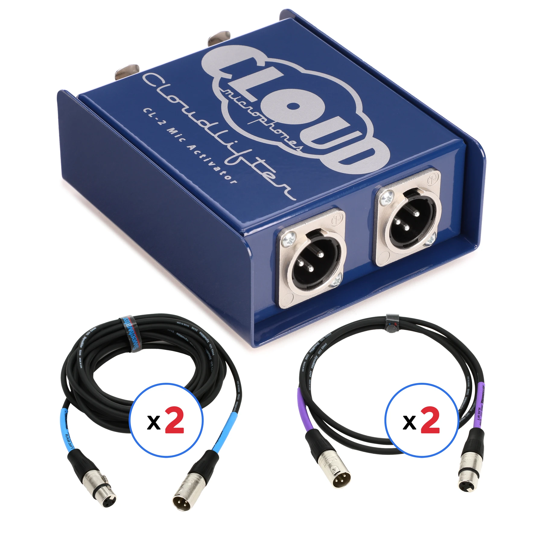 Cloud Microphones Cloudlifter CL-2 麦克风激活器（含XLR线缆套装）