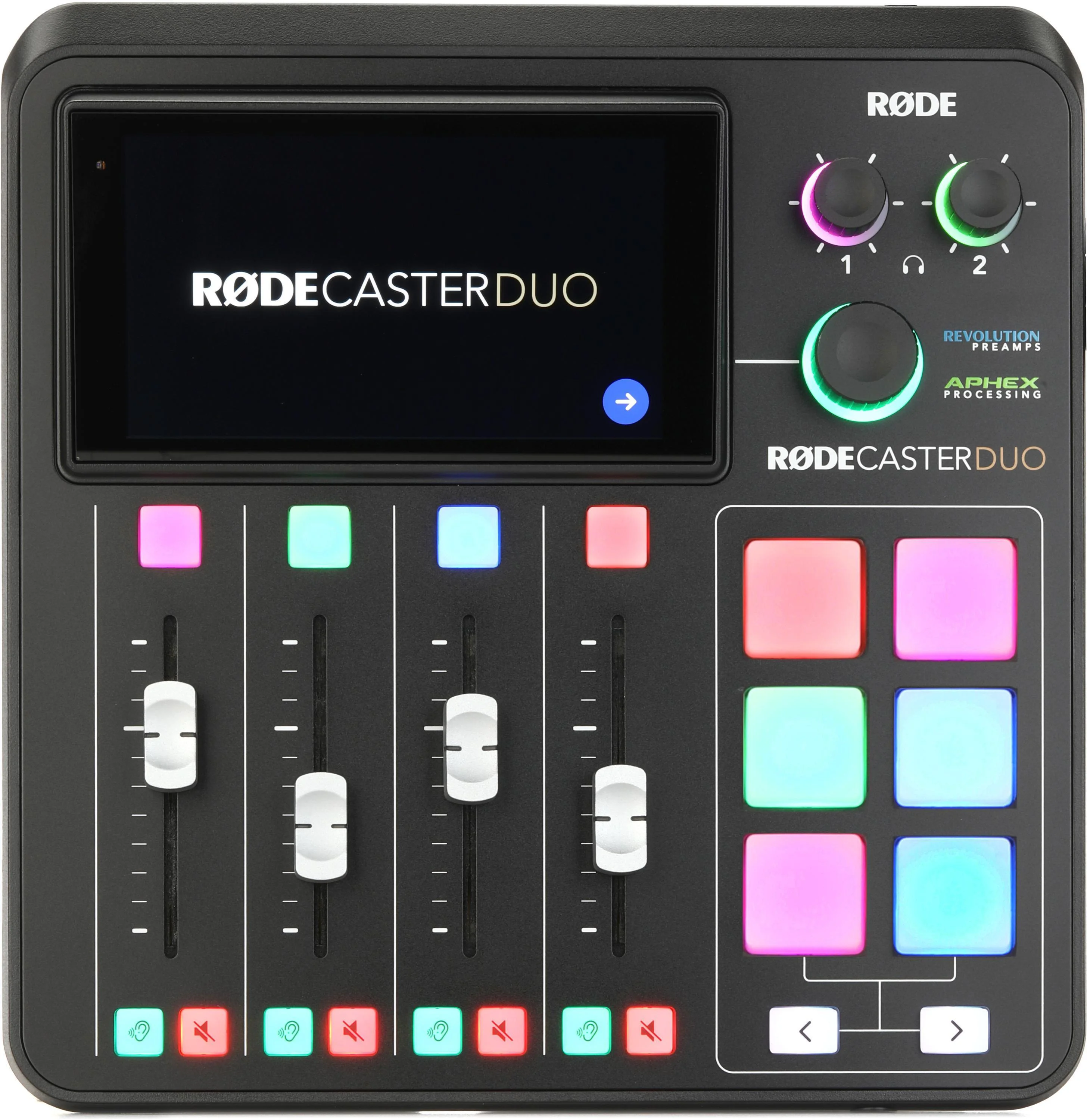 罗德 RODECaster Duo 直播混音器（黑色款）