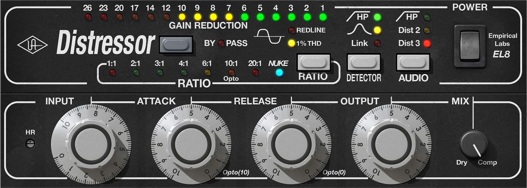 Universal Audio EL8 Distressor 压缩器 UAD 插件