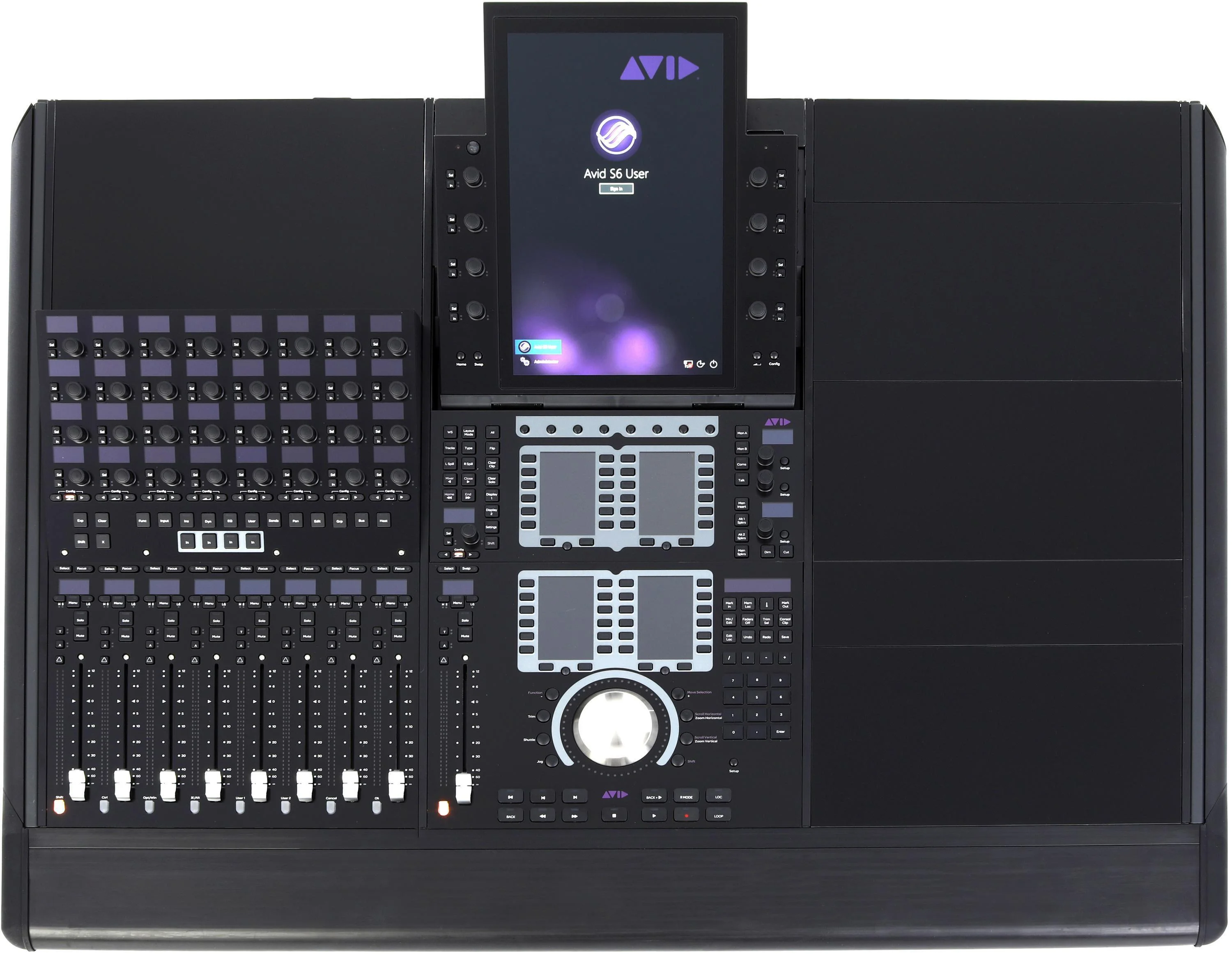 Avid S4 8推子半模块化EUCON控制界面
