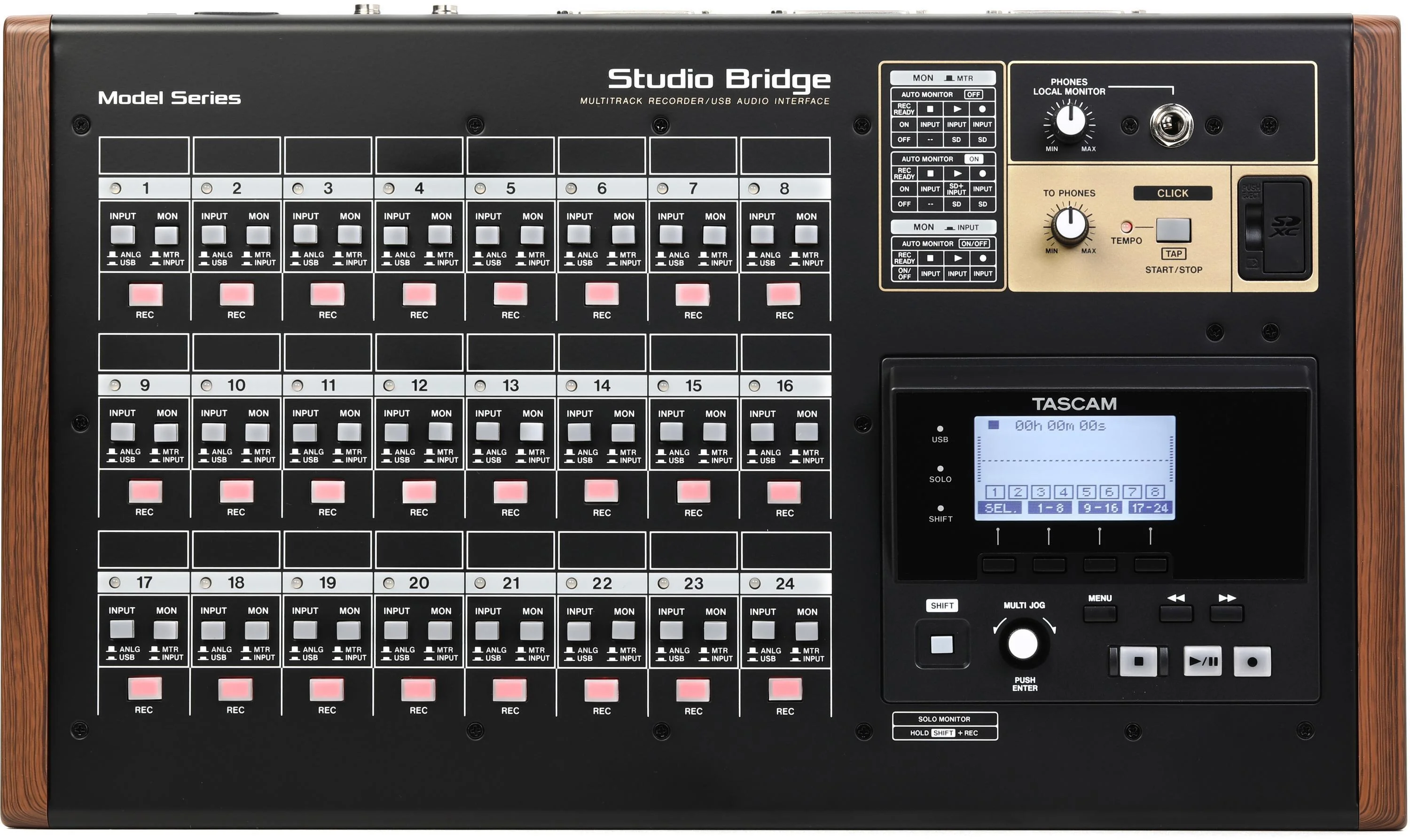 TASCAM Studio Bridge 24轨模拟多轨录音机兼USB音频接口