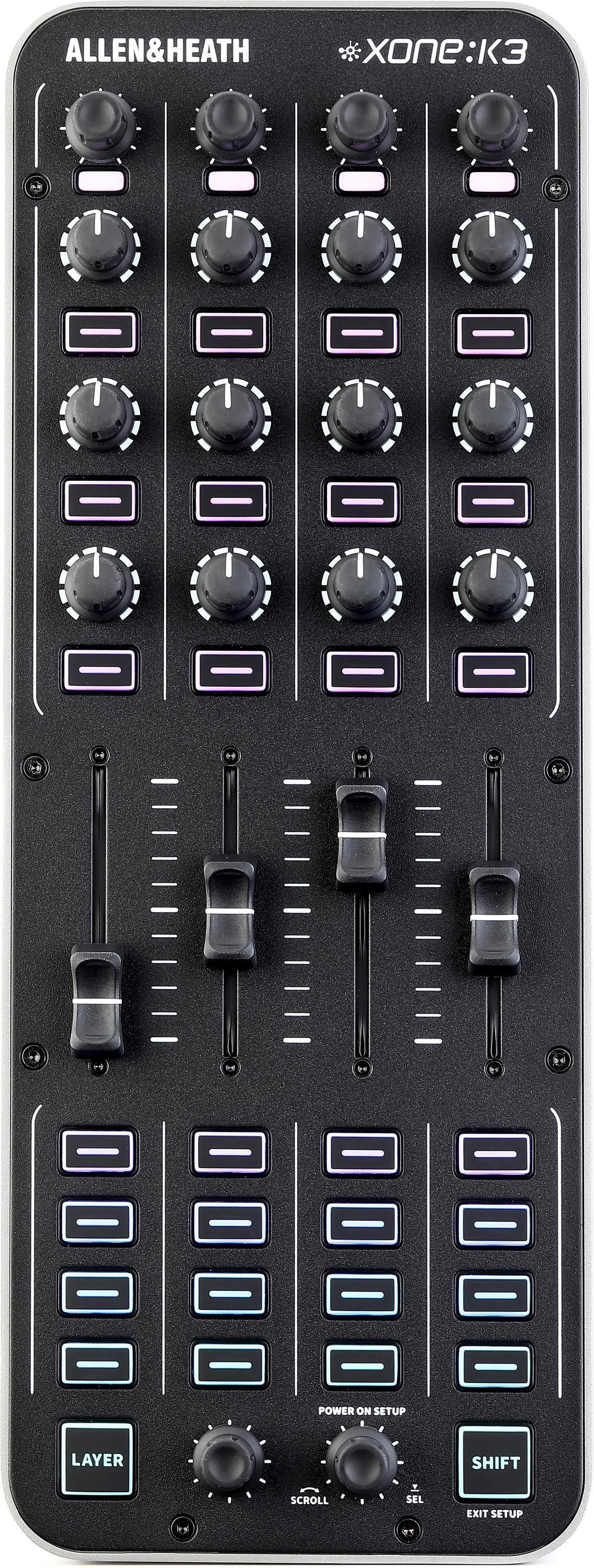 Allen & Heath Xone:K3 通用DJ MIDI控制器