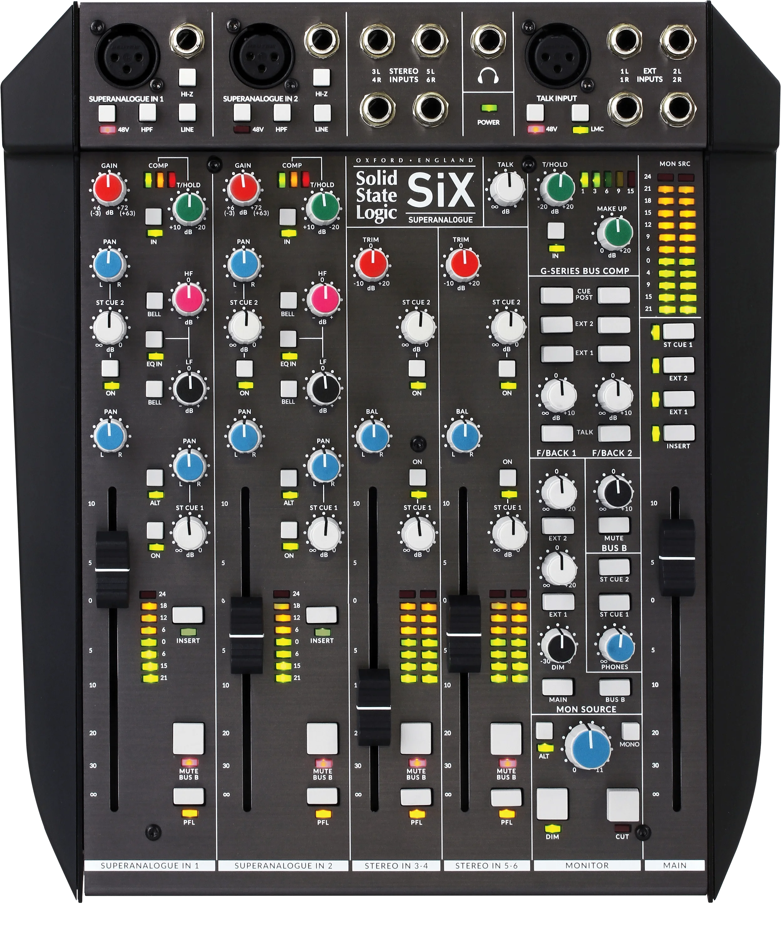 Solid State Logic SiX 6通道桌面模拟调音台