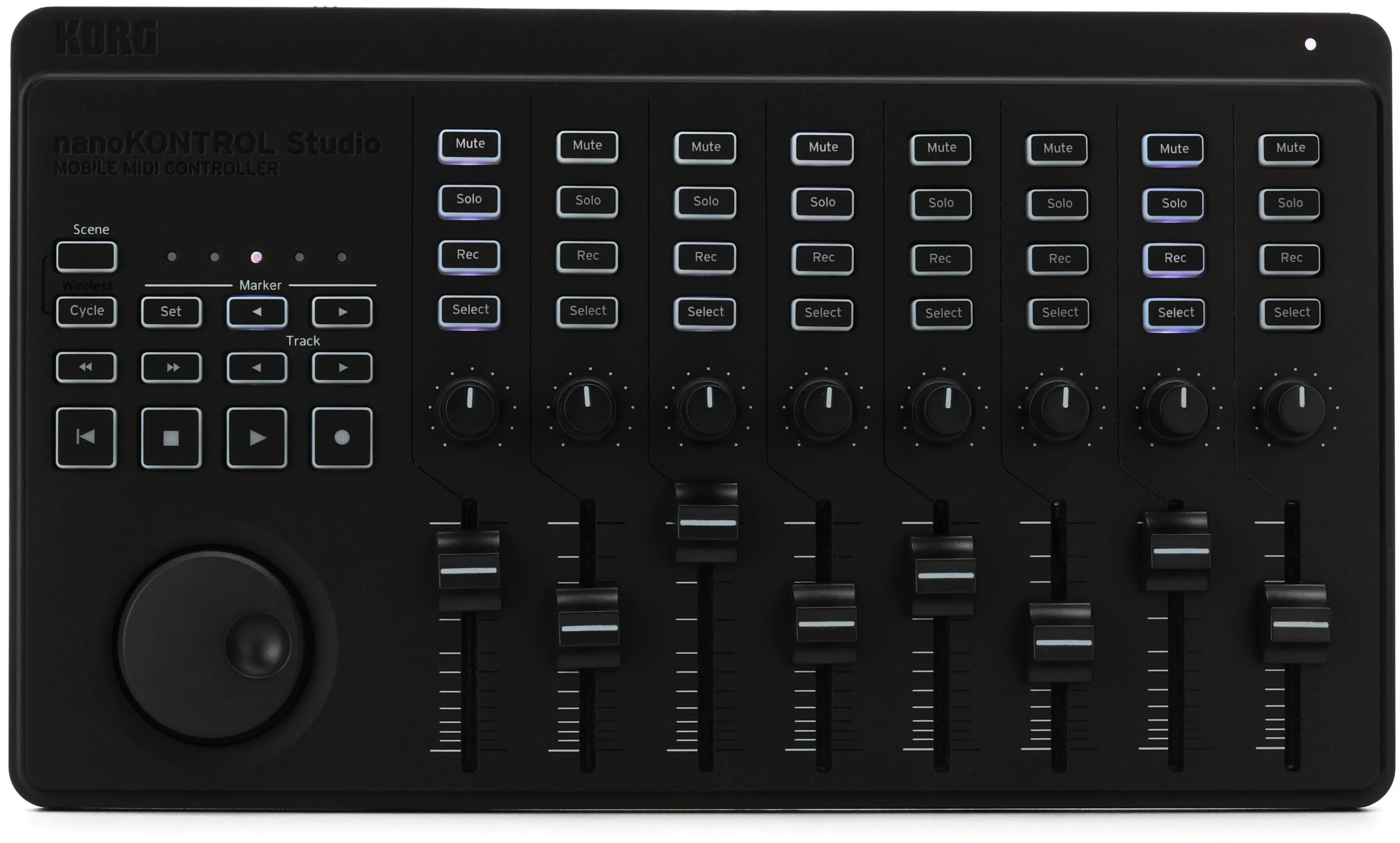 科音 nanoKONTROL Studio 移动MIDI控制界面