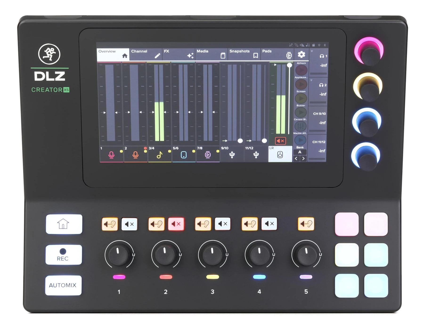 美奇 DLZ Creator XS 紧凑型6通道数字调音台